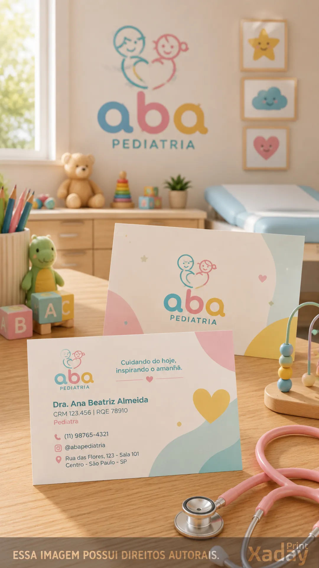 Cartão de Visita para Pediatra em Osasco