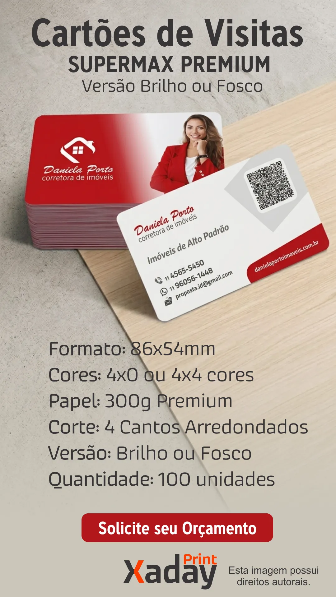 Cartão de Visita SuperMax Premium para Corretores de Imóveis