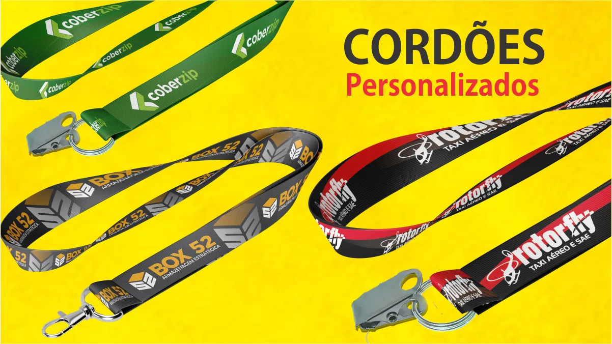 Cordão personalizado 20mm HD