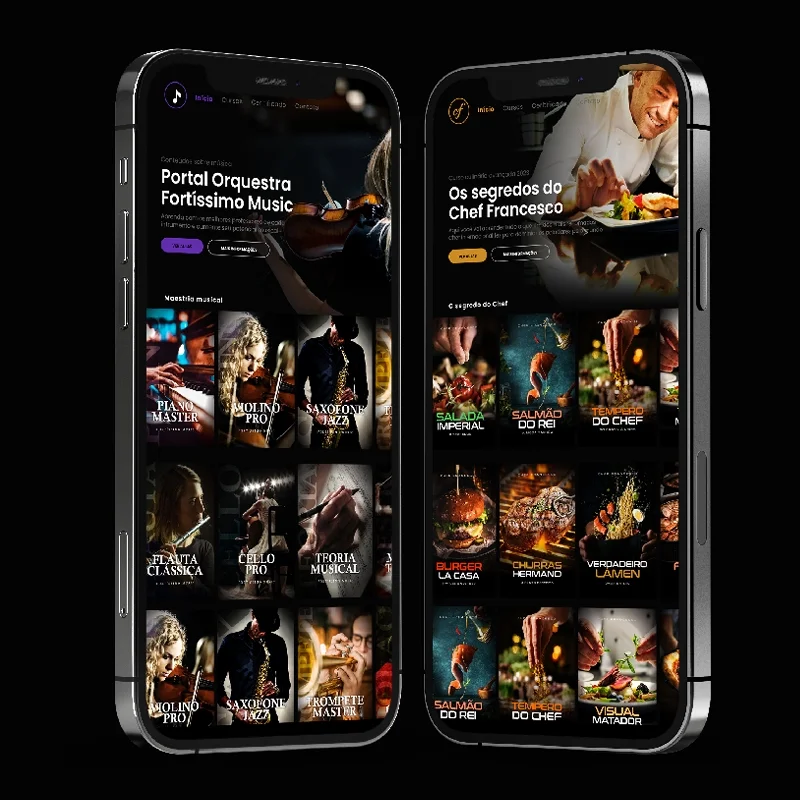 Experiência mobile