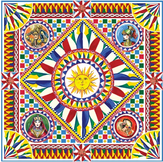 Carretto Siciliano Pattern