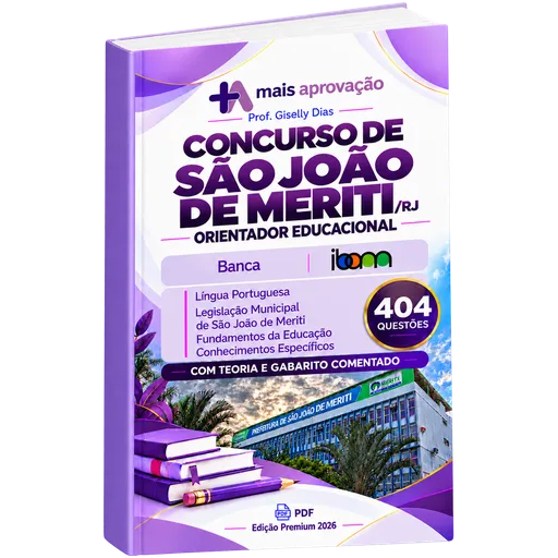 Apostila São João de Meriti para Orientador Educacional, banca IBAM, com 404 questões